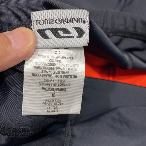 Louis Garneau bike pants Compression Padded Shorts size M black woman⭐️⭐️⭐️⭐️ - Picture 6 of 8